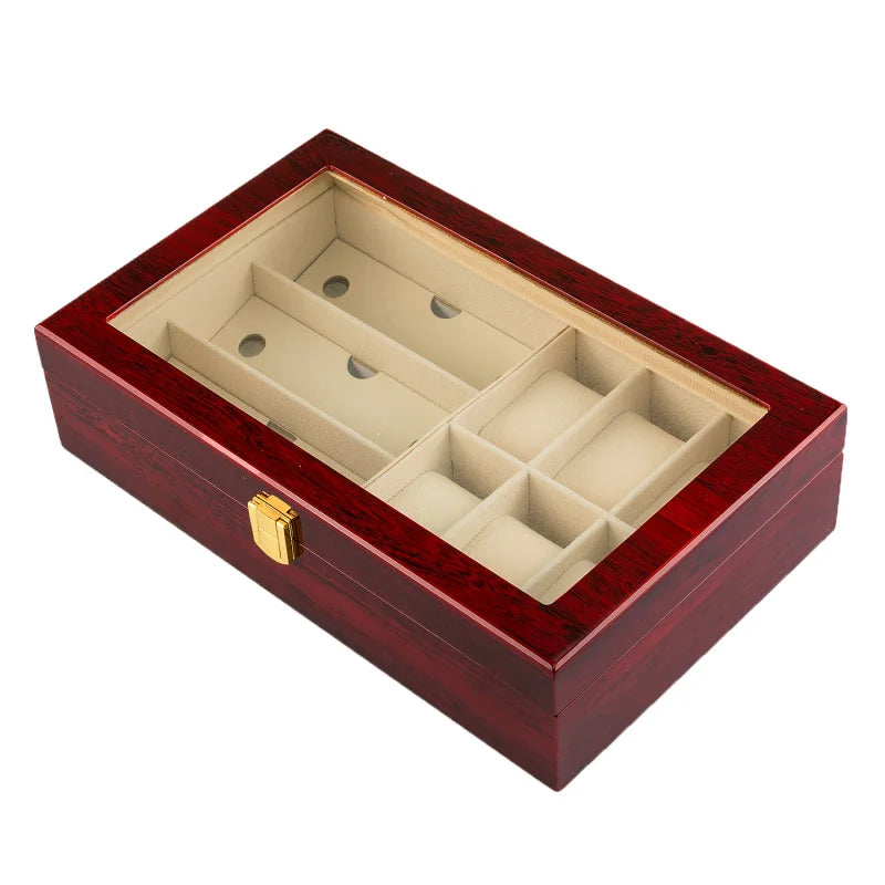 The Lucien Watch & Glasses Display Case