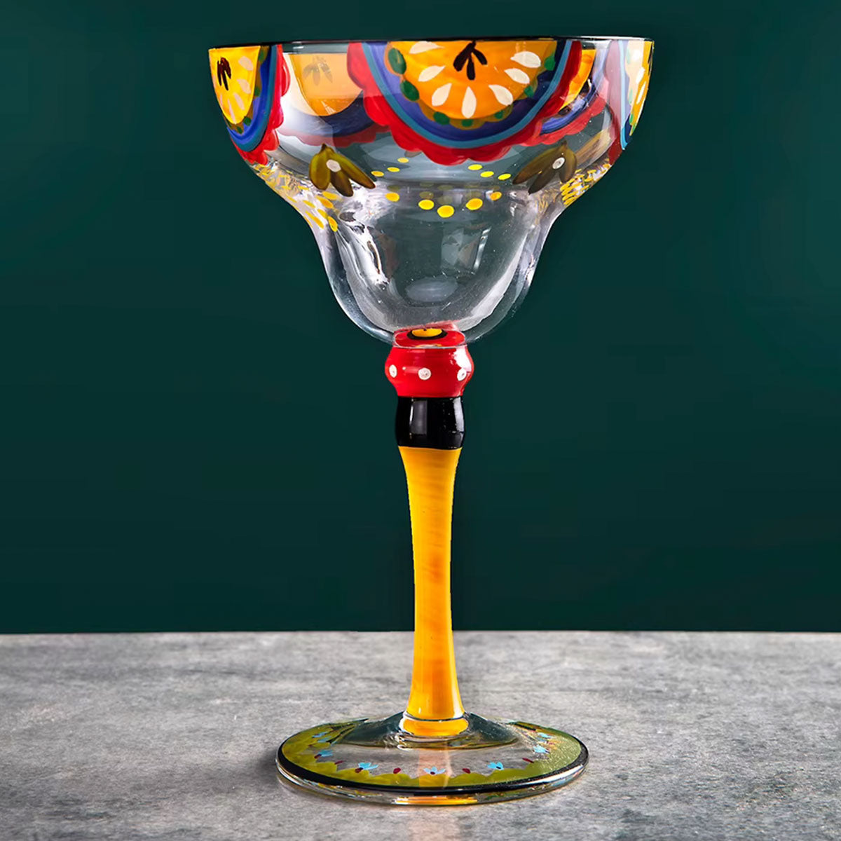 Tropical Margarita Glass set - Hand-Painted