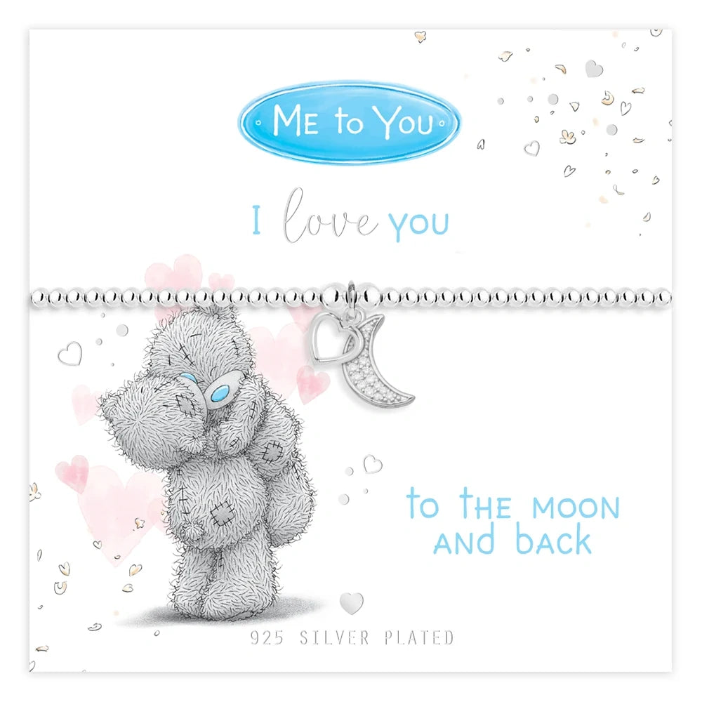 Me to You sentiment bracelet on gift card