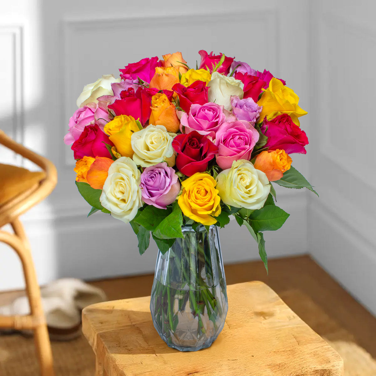 Happy Blooms Rose Bouquet