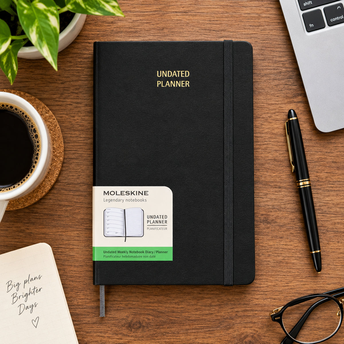 Moleskine Undated 12 Month Weekly Planner – Hard Cover – Large