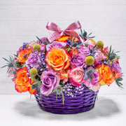Sunshine Mixed Flower Basket