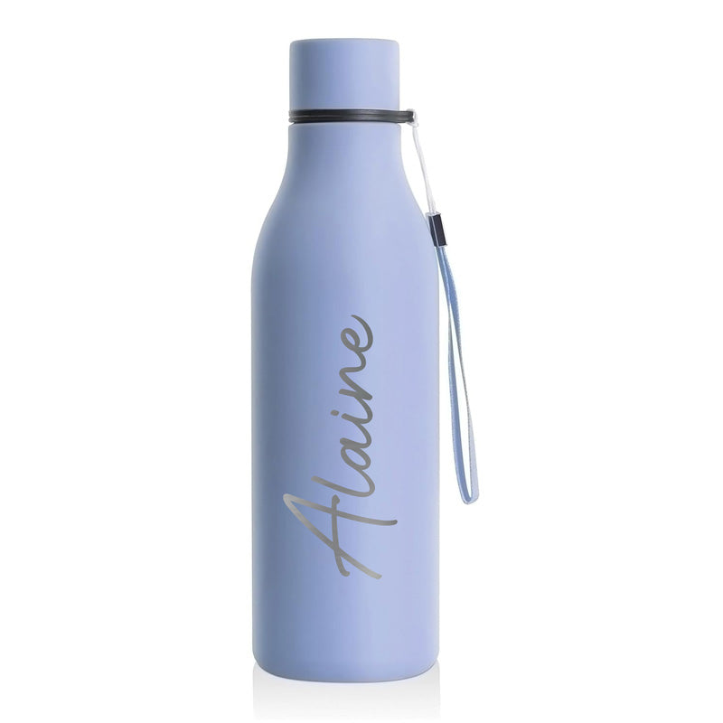 Personalised Soft Touch Travel Water Bottle-500ml