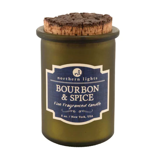 Northern Lights 5oz Candle Spirit Jar - Bourbon & Spic