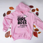 Pink Girl Boss Hoodie