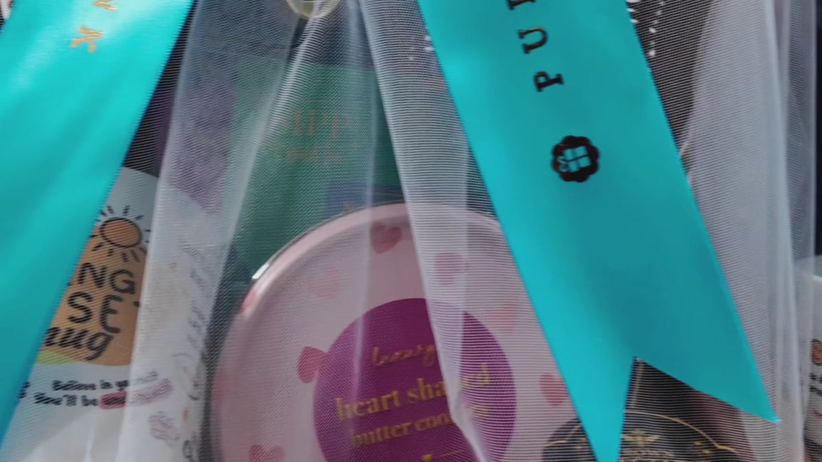 Load video: Customer Service Week Hampers being prepared.