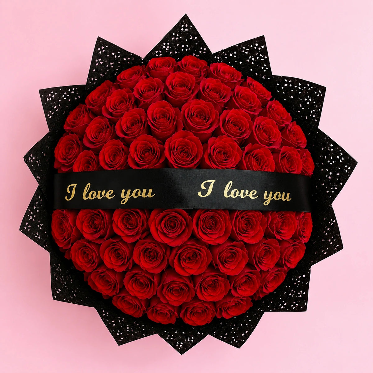The Passionate Heart Red Roses Bouquet