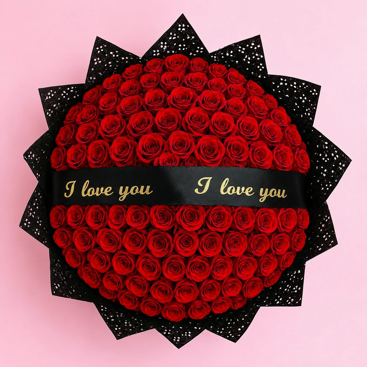 The Passionate Heart Red Roses Bouquet