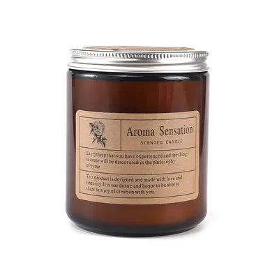 Aromatherapy Black Vanilla & Truffle Natural Soy Wax Candle - 200g