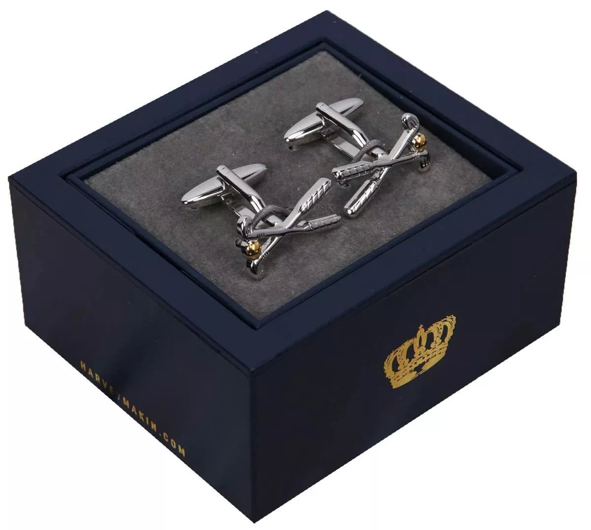 Harvey Makin Cufflinks - Golf Clubs
