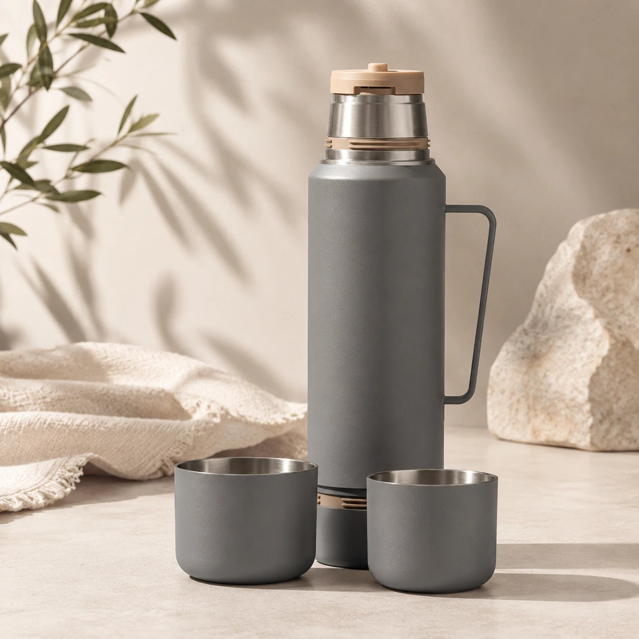 The Ashstone Thermo Flask Set- 1.2l