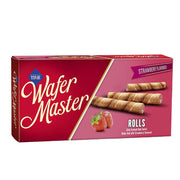 Wafer Master Strawberry Cream Rolls 65g