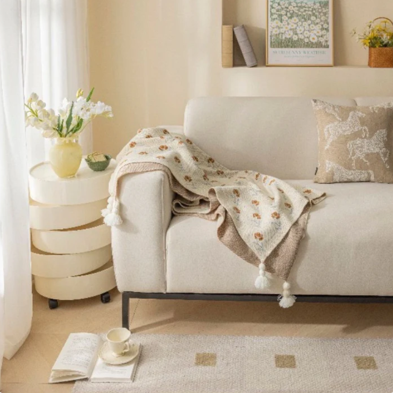 Terracotta Throw Blanket