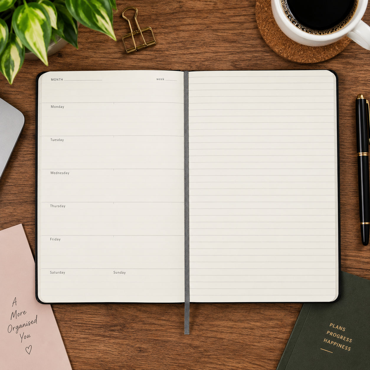 Moleskine Undated 12 Month Weekly Planner – Hard Cover – Large
