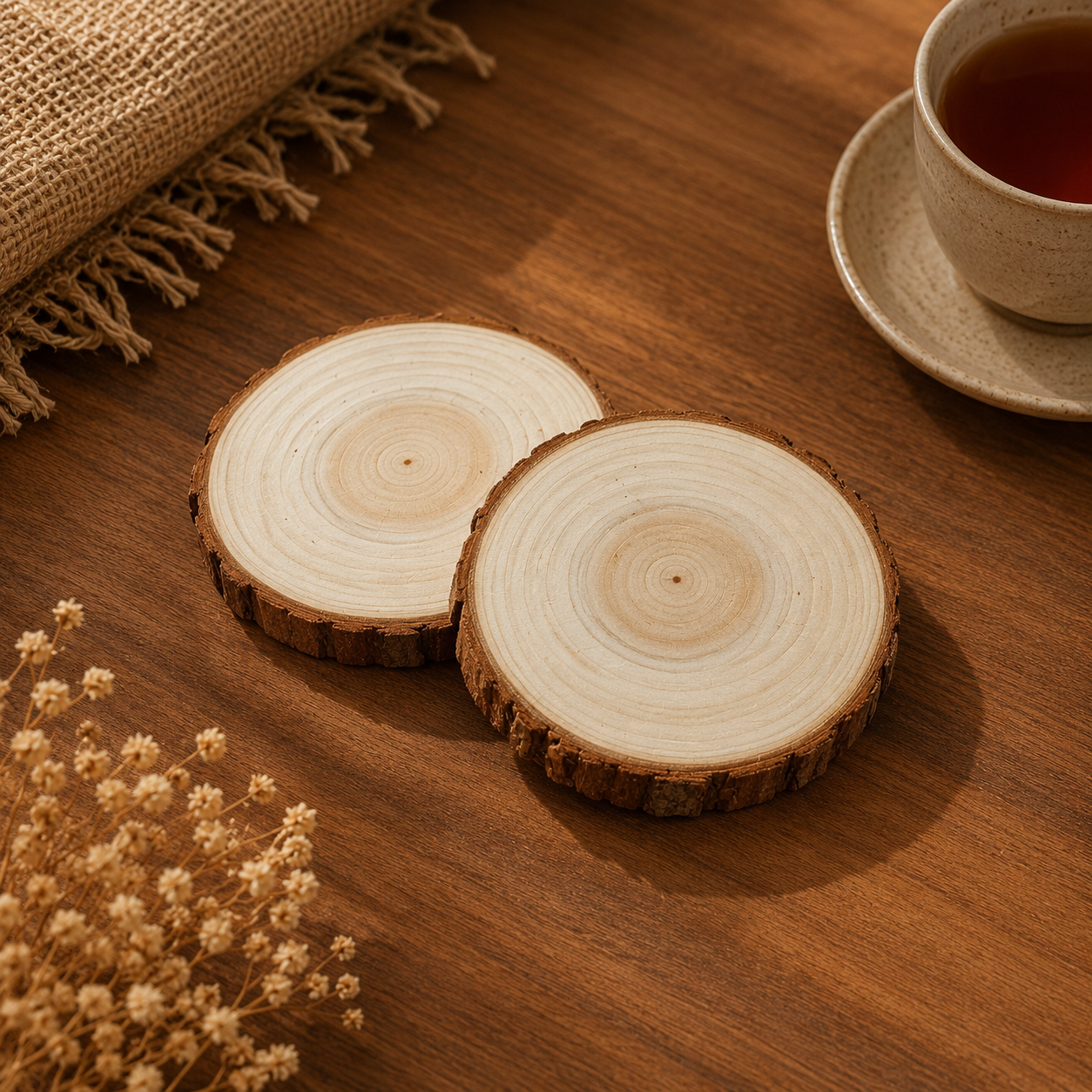 Paulownia Wood Slice