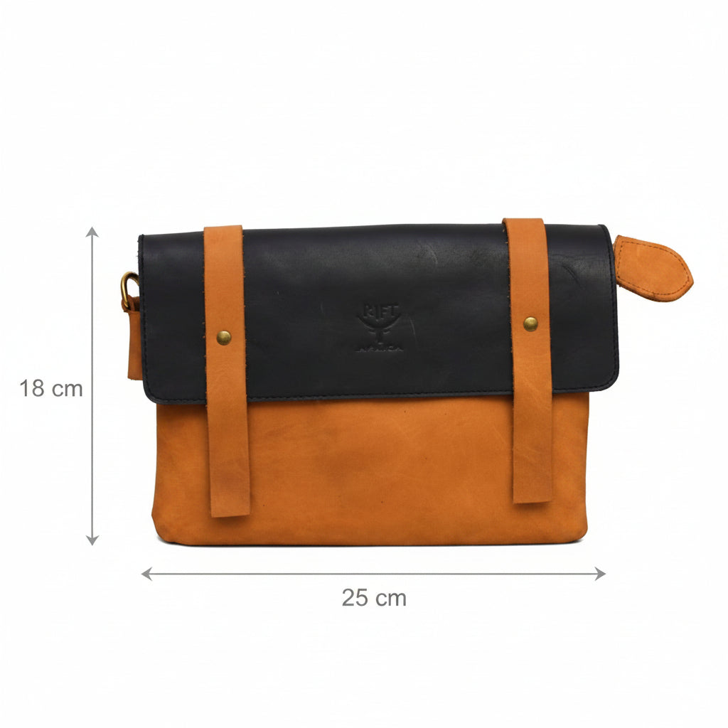 Genuine Leather Hand Crafted Ndanu Crossbody Ladies Mini-Bag