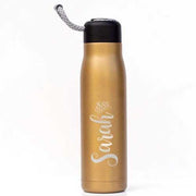 Personalised Sports Vacuum Bottle 600ml - Gold