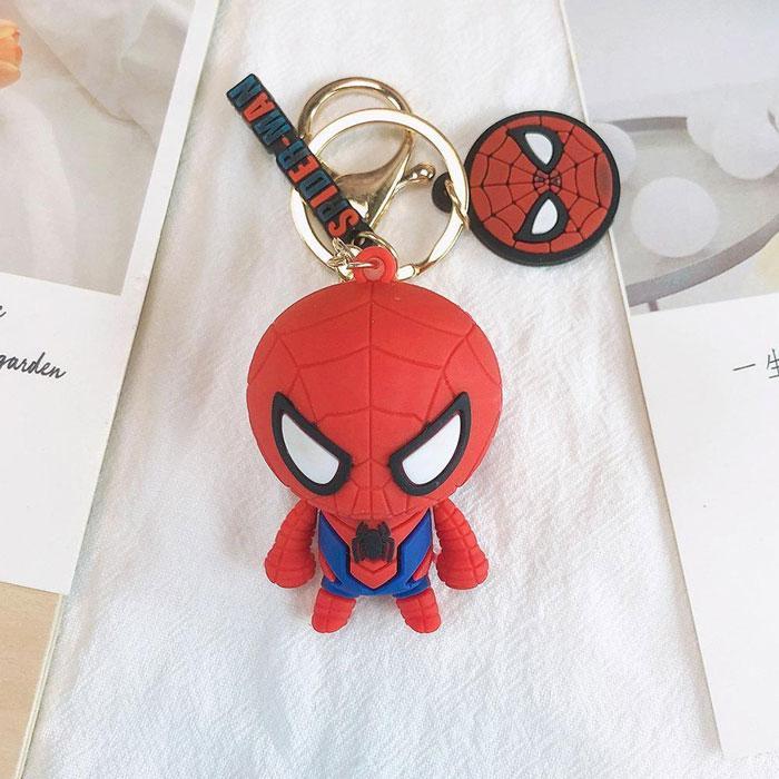 3D Marvel Characters Doll Keychain with wrist