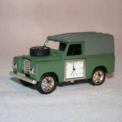 Miniature 4x4 Land Rover Clock