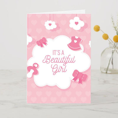 It's a Beautiful Girl A6 Card