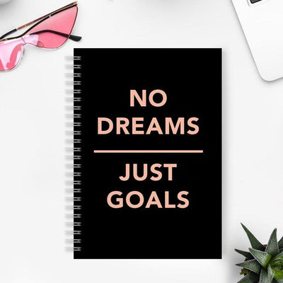 No Dreams Just Goals B5 Planner