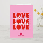 All We Need is Love A6 Card