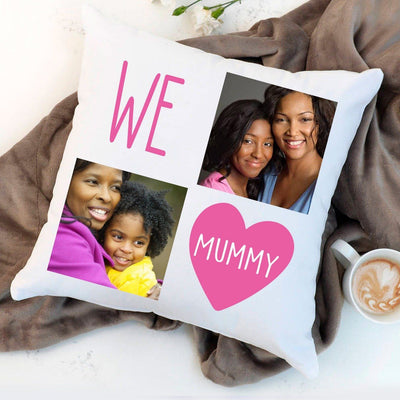Personalised Silk Pillow - We Love Mummy