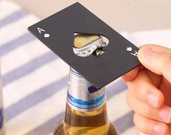 Mad Man Black Ace Bottle Opener & RFID Guard