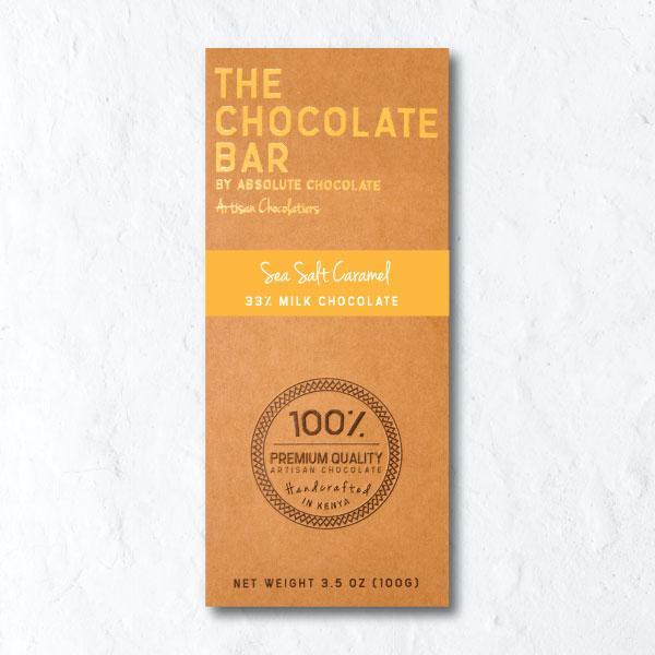 The Chocolate Bars 100g-Sea salt Caramel