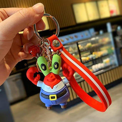 Cute Mr Krabs Keychain