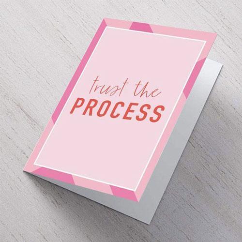 Trust The Process Card