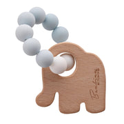 Bambino Elephant Teething Toy Grey