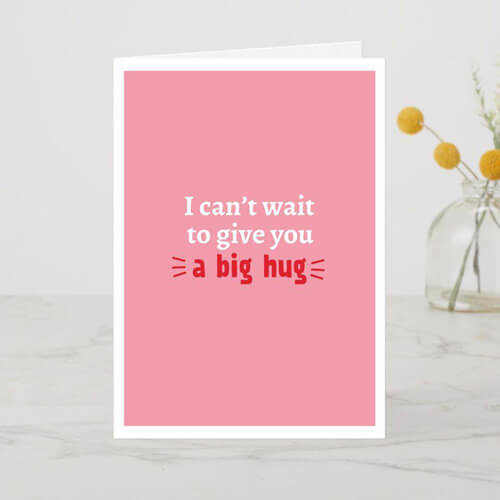 Big Hug A6 Card