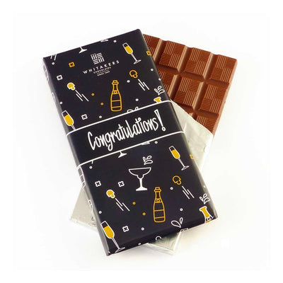 Congratulations Milk Chocolate Bar by Whitakers - 90g