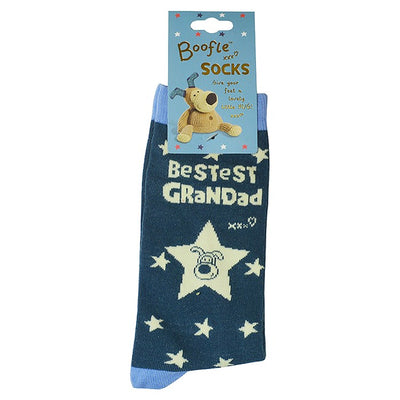 Boofle Fluffy Socks -  Bestest Grandad