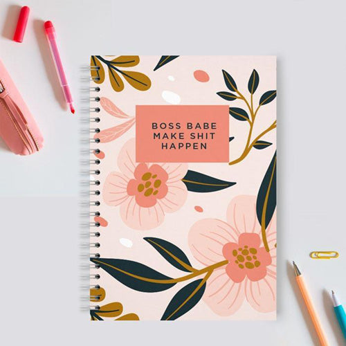 Boss Babe B5 Floral Planner
