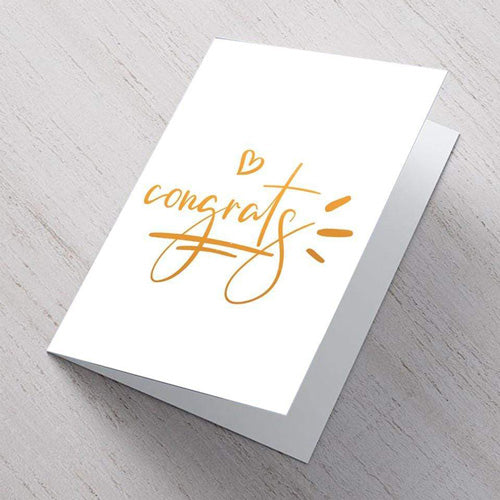 Congratulations A6 Card