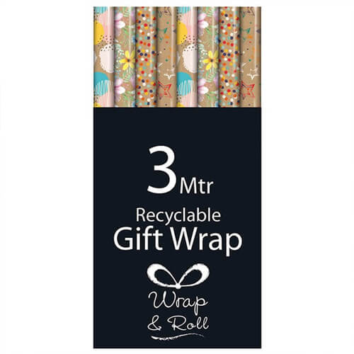 Craft Mixed 3m Wrapping Paper