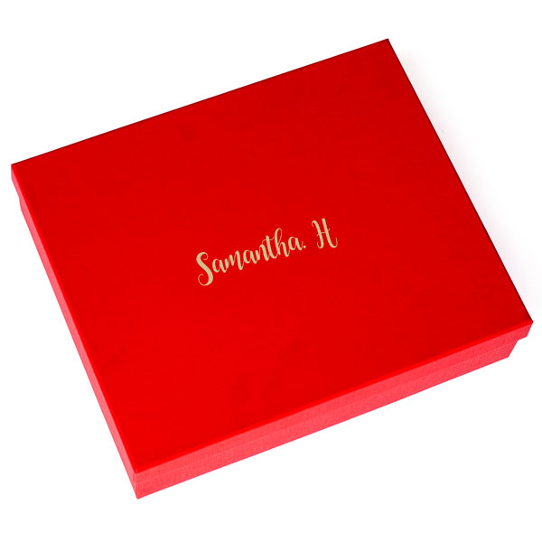 Personalised Red Business Set