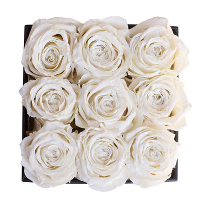 Princess White Forever Roses in a Box