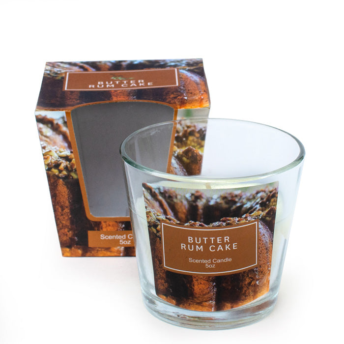 Butter Rum Cake Cup Scented Candle – 5oz