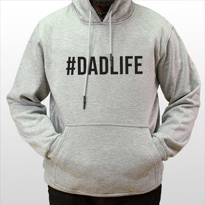 Personalised Dadlife Grey Hoodie