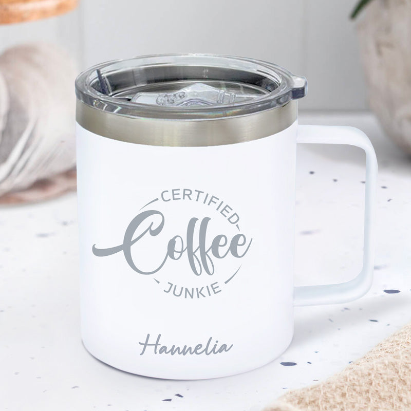 Delerke Travel Mug - White