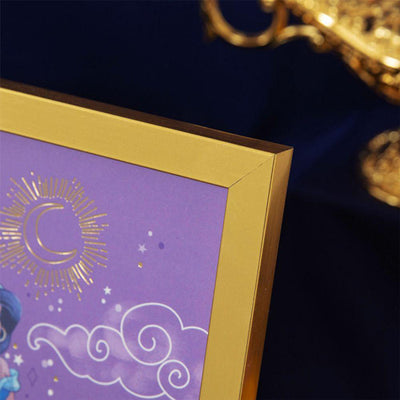 Disney Aladdin Gold Photo Frame