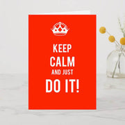 Exam Success Card A6 - Keep Calm,Do It