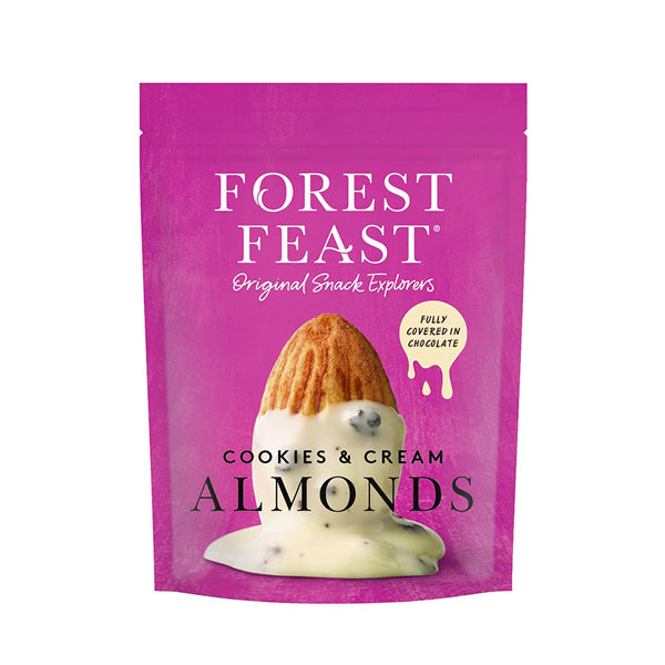 The Forest Feast Cookies & Cream White Chocolate Almonds, 120g
