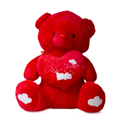 Lovebug Red Giant Teddy Bear - 100cm