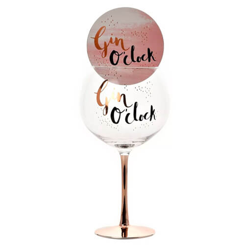 Hotchpotch Luxe Gin Glass and Coaster Set