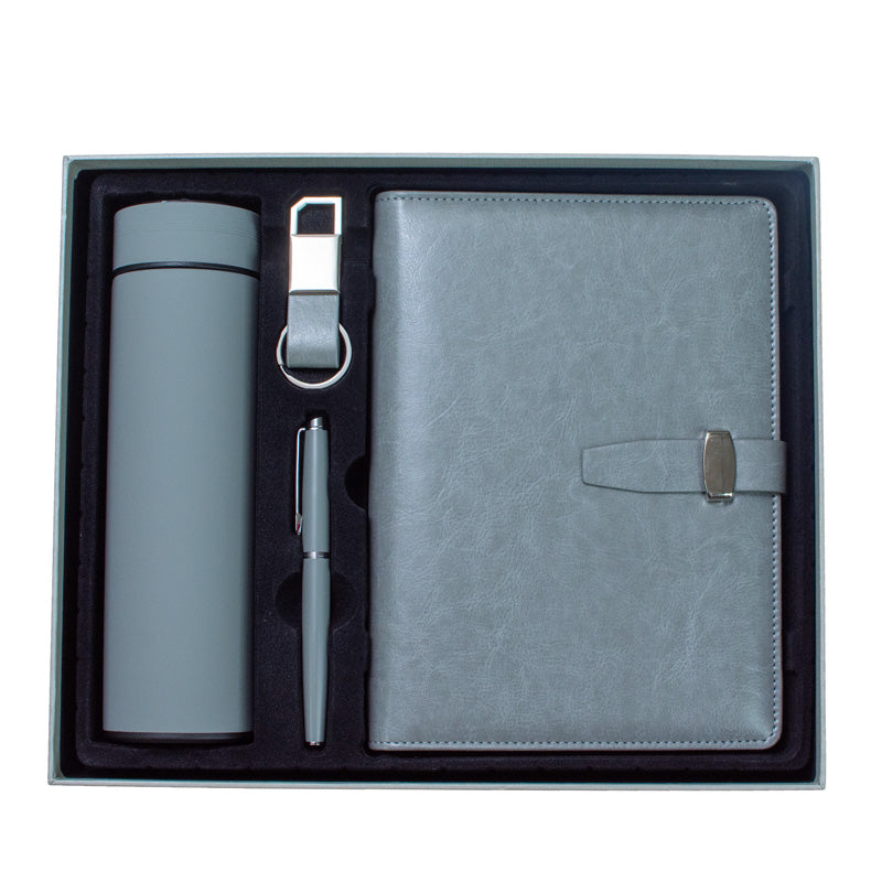 Personalised Grey Business Set