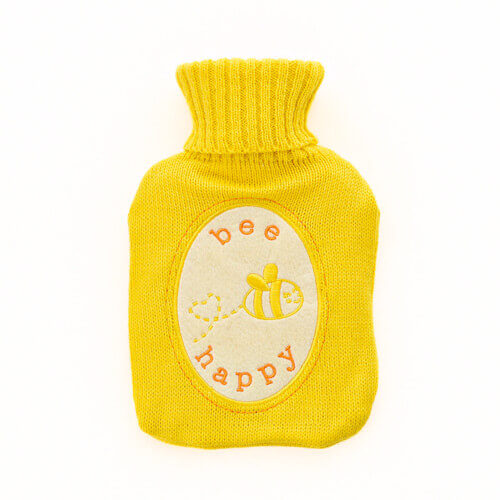 Love Life Hot Water Bottle - Bee Happy